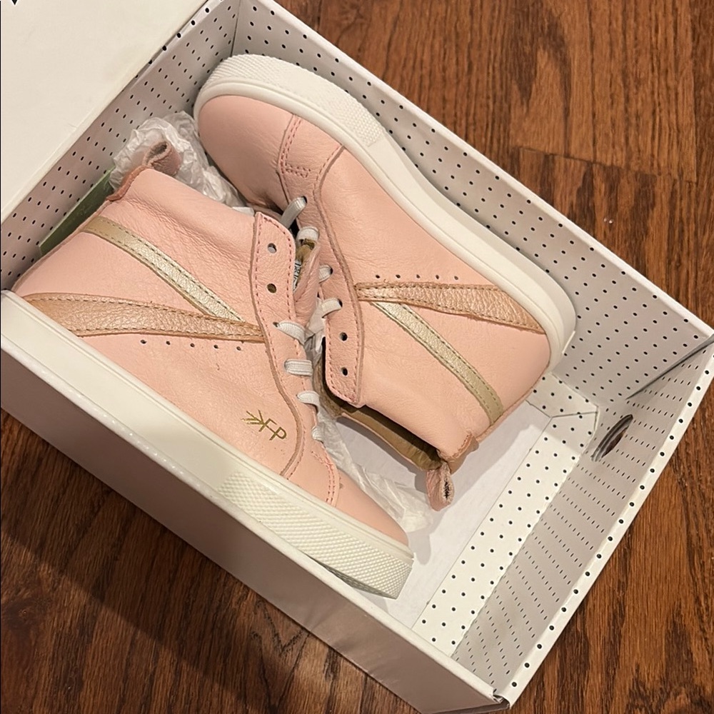 Pink High-Top Sneakers brand freshly picked